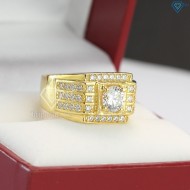 Nhẫn nam bạc xi mạ vàng 18k NNA0066-XV- Trang sức TNJ