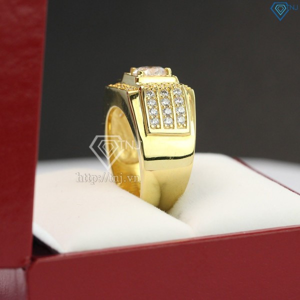 Nhẫn nam bạc xi mạ vàng 18k NNA0066-XV- Trang sức TNJ