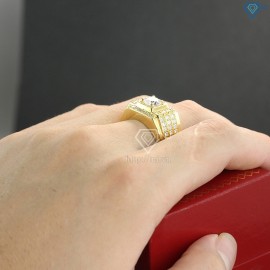 Nhẫn nam bạc xi mạ vàng 18k NNA0066-XV- Trang sức TNJ