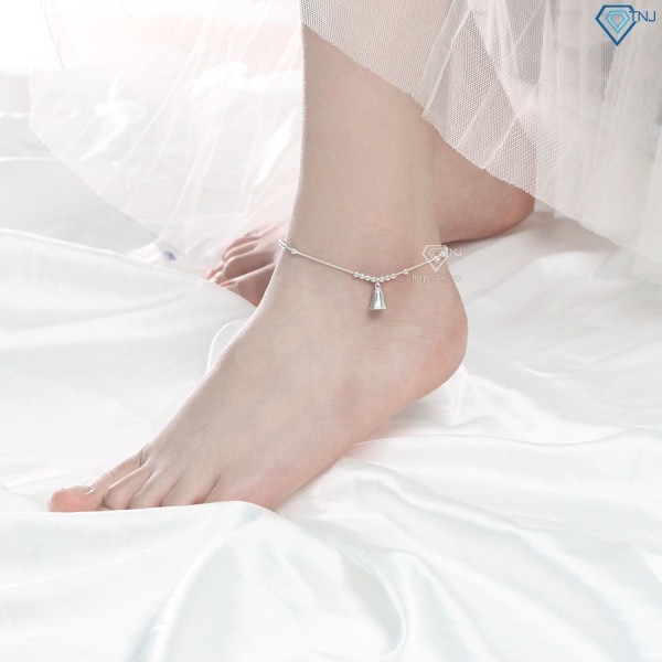 Lắc chân bạc nữ có chuông đơn giản LCN0060 - Trang  sức TNJ