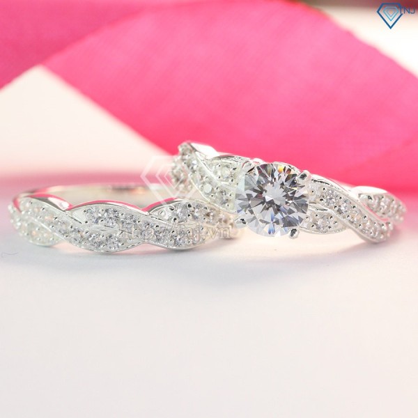 Nhẫn đôi bạc nhẫn cặp bạc đẹp cho đôi bạn thân ND0358 - Trang Sức TNJ