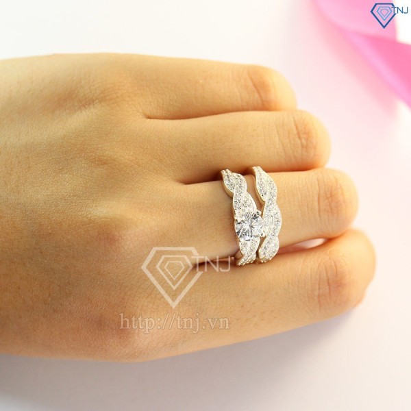 Nhẫn đôi bạc nhẫn cặp bạc đẹp cho đôi bạn thân ND0358 - Trang Sức TNJ