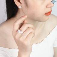 Nhẫn bạc nữ đẹp đính đá cao cấp NN0202 - Trang sức TNJ