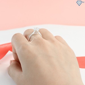 Nhẫn bạc nữ cá tính đính đá cao NN0254 - Trang Sức TNJ