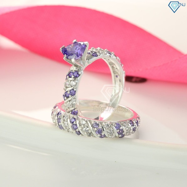Nhẫn đôi bạc nhẫn cặp bạc đẹp cho đôi bạn thân ND0421 - Trang Sức TNJ
