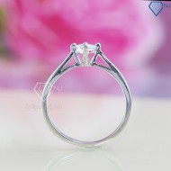 Nhẫn bạc nữ mặt đá vuông sang  trọng NN0203 - Trang Sức TNJ