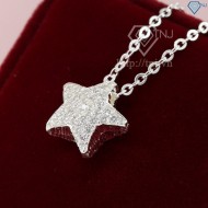 Dây chuyền bạc nữ mặt ngôi sao đính đá DCN0293 - Trang sức TNJ