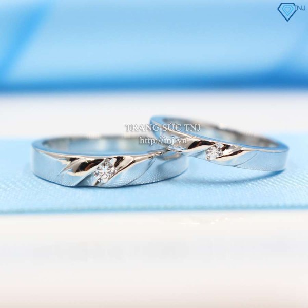 Nhẫn đôi bạc nhẫn cặp bạc đẹp ND0159 - Trang Sức TNJ