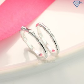 Nhẫn đôi bạc nhẫn cặp bạc khúc xương giá rẻ ND0423