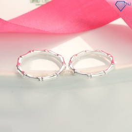 Nhẫn đôi bạc nhẫn cặp bạc khúc xương giá rẻ ND0423