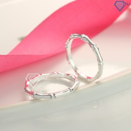 Nhẫn đôi bạc nhẫn cặp bạc khúc xương giá rẻ ND0423