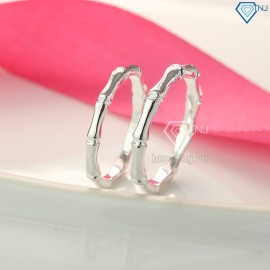Nhẫn đôi bạc nhẫn cặp bạc khúc xương giá rẻ ND0423
