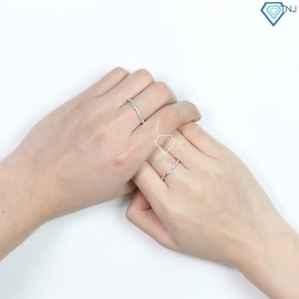 Nhẫn đôi bạc nhẫn cặp bạc khúc xương giá rẻ ND0423