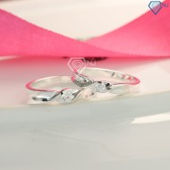 Nhẫn đôi bạc nhẫn cặp bạc đẹp ND0426 - Trang sức TNJ