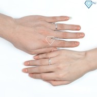 Nhẫn đôi bạc nhẫn cặp bạc hình vô cực ND0428 - Trang sức TNJ