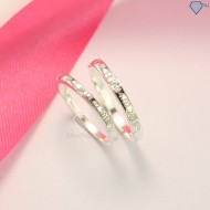 Nhẫn đôi bạc nhẫn cặp bạc giá rẻ ND0364 - Trang sức TNJ