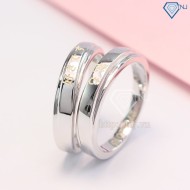 Nhẫn đôi bạc nhẫn cặp bạc khắc tên ND0341 - Trang sức TNJ