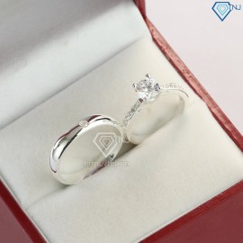 Nhẫn đôi bạc đẹp giá rẻ ở Hà Nội ND0429 - Trang sức TNJ