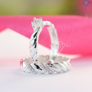Nhẫn đôi bạc nhẫn cặp bạc cho đôi bạn thân ND0356 - Trang Sức TNJ