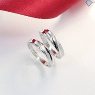 Nhẫn đôi bạc nhẫn cặp bạc trơn ND0013 - Trang sức TNJ