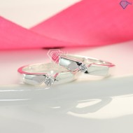 Nhẫn đôi bạc nhẫn cặp bạc đơn giản ND0138 - Trang sức TNJ
