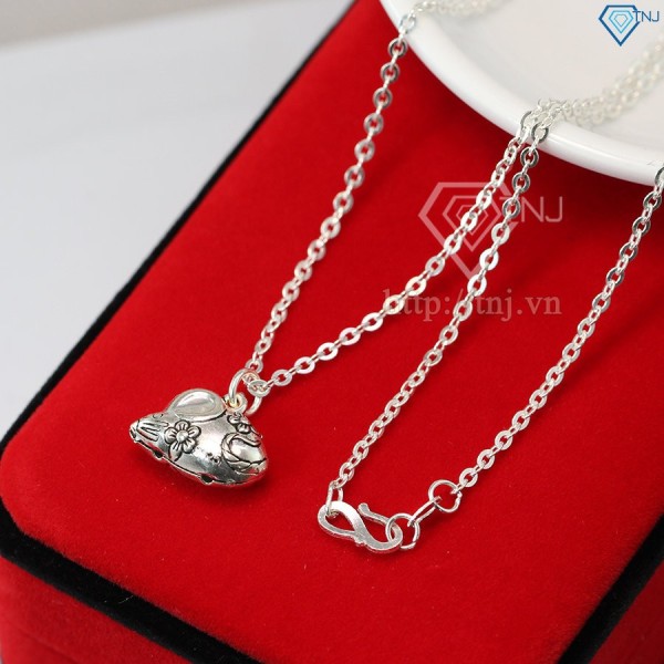 Dây chuyền bạc cho bé  hình con chuột DCT0013 - Trang Sức TNJ