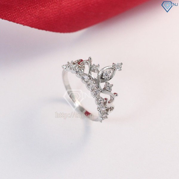 Nhẫn bạc nữ hình vương miện đính đá NN0151 - Trang Sức TNJ