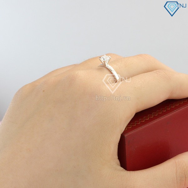 Nhẫn bạc nữ giá rẻ đính đá cao cấp NN0178 - Trang Sức TNJ
