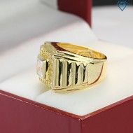 Nhẫn bạc nam xi mạ vàng 18k NNA0097-XV- Trang sức TNJ