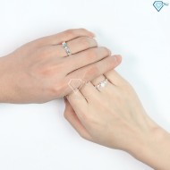 Nhẫn đôi bạc nhẫn cặp bạc hình vô cực ND0181 - Trang sức TNJ