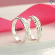 Nhẫn đôi bạc nhẫn cặp bạc đơn giản ND0008 - Trang sức TNJ