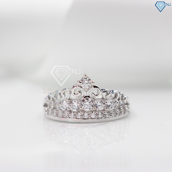 Nhẫn bạc nữ hình vương miện đẹp NN0177 - Trang Sức TNJ