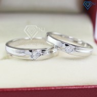 Nhẫn đôi bạc nhẫn cặp bạc đơn giản ND0015- Trang sức TNJ