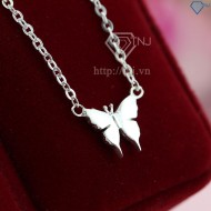 Dây chuyền bạc nữ cánh bướm DCN0086 - Trang Sức TNJ