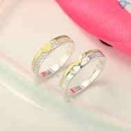 Nhẫn đôi bạc nhẫn cặp bạc Hà Nội ND0436 - Trang sức TNJ