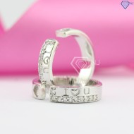 Nhẫn đôi bạc nhẫn cặp bạc tình nhân ND0350 - Trang sức TNJ