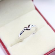 Nhẫn bạc nữ trơn đơn giản NN0180