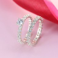 Nhẫn đôi bạc nhẫn cặp bạc cho đôi bạn thân đẹp ND0354
