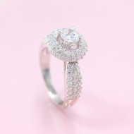 Nhẫn bạc nữ đẹp đính đá cao cấp NN0202