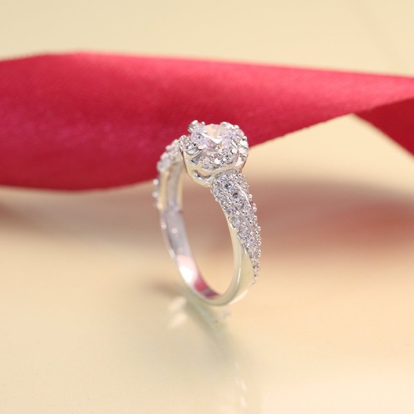 Nhẫn bạc nữ đẹp đính đá cao cấp NN0234