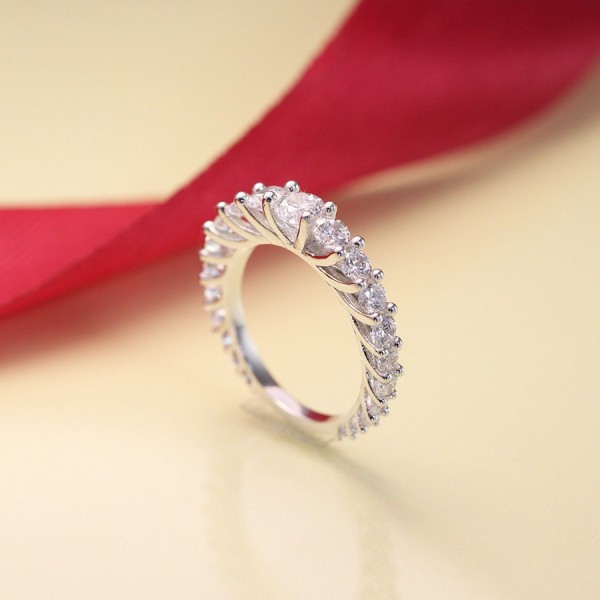 Nhẫn bạc nữ đẹp đính đá cao cấp NN0237