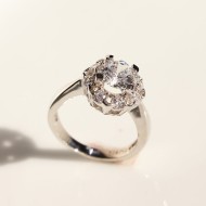 Nhẫn bạc nữ đẹp đính đá sang trọng NN0200