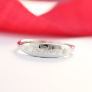 Nhẫn bạc nữ trơn đơn giản NN0222
