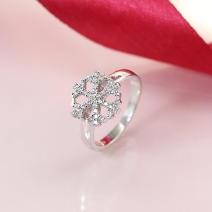 Nhẫn bạc nữ hình bông tuyết NN0227