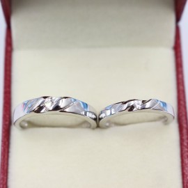 Nhẫn đôi bạc nhẫn cặp bạc đẹp ND0159