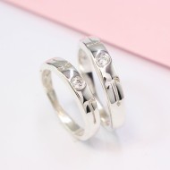 Nhẫn đôi bạc nhẫn cặp bạc Cung Hoàng Đạo - Bạch Dương ND0331
