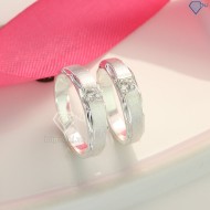 Nhẫn đôi bạc nhẫn cặp bạc đẹp ND0414 - Trang sức TNJ