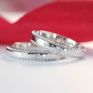 Nhẫn đôi bạc nhẫn cặp bạc đẹp đơn giản tinh tế ND0371