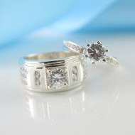 Nhẫn đôi bạc nhẫn cặp bạc đẹp khắc tên ND0224 - Trang Sức TNJ