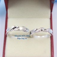 Nhẫn đôi bạc nhẫn cặp bạc đẹp ND0249 - Trang sức TNJ